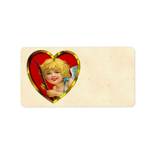 Zu meinem Valentinstag Adressaufkleber (Vorne)