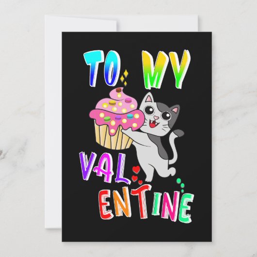 Zu meinem Valentinstag Ankündigung (Vorderseite)