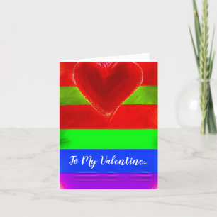 Zu meinem Valentinstag... Feiertagskarte