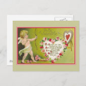 Zu meinem Valentinstag Feiertagspostkarte (Vorne/Hinten)