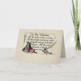 Zu meinem Valentinstag Karte