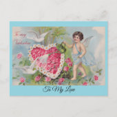 Zu meinem Valentinstag Personalisiert Feiertagspostkarte (Vorderseite)