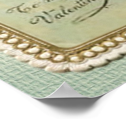 Zu meinem Valentinstag Poster (Ecke)