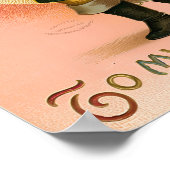 Zu meinem Valentinstag Vintager Viktorianischer Va Poster (Ecke)