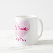 Zu meinem Vati Kaffeetasse (VorderseiteRechts)