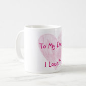 Zu meinem Vati Kaffeetasse (Vorderseite Links)
