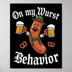 zu meinem Wurstverhalten Erwachsene der deutschen Poster