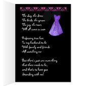 Zu meinem zukünftigen Ehemann - lila Kleid (Innen (Rechts))