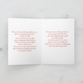 Zu meinem zukünftigen Ehemann Warum ich dich Liebe Karte (Innenseite)