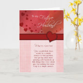 Zu meinem zukünftigen Ehemann Warum ich dich Liebe Karte (Gelbe Blume)