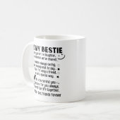 Zu meinen besten Freunden sind wir für immer Kaffeetasse (Vorderseite Links)