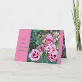 ZU MEINEN PHANTASTISCHEN MUTTER-/PINKROSEN KARTE