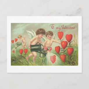Zu meinen Valentinischen Herbergen mit Herz Feiertagspostkarte
