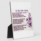 Zu meiner anderen Mutter. Danke Fotoplatte (Seite)