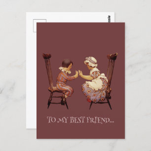 ZU MEINER BESTEN FREUND-Postkarte Postkarte