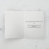 Zu meiner besten Freundin auf ihrer Hochzeit Karte (Innenseite)