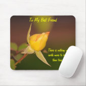 Zu meiner bester Freund-Freundschaft Mousepad (Mit Mouse)
