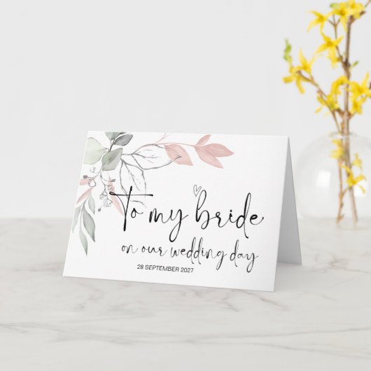 zu meiner Braut vom Erwachsenenalter, der unsere H Karte (Gelbe Blume)