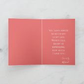 Zu meiner Ehefrau am Muttertag Karte (Innenseite)