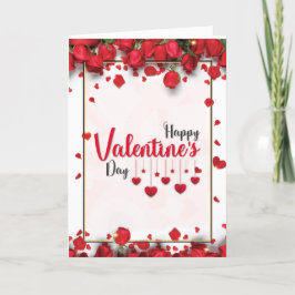 zu meiner Ehefrau am Valentinstag Feiertagskarte