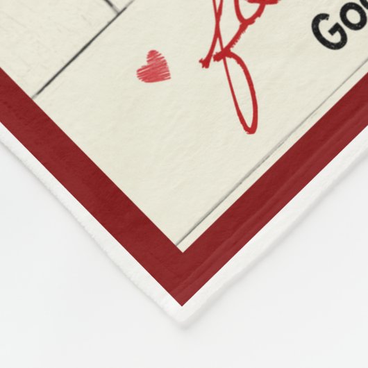 Zu meiner Ehefrau Blanket Fleecedecke (Ecke)