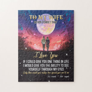 Zu meiner Ehefrau   Brief an meine Ehefrau Liebe v Puzzle