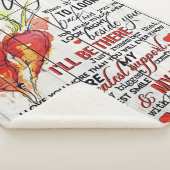 Zu meiner Ehefrau |Feriendekoration | Auf meinen E Sherpadecke (3/4)