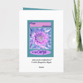 Zu meiner Ehefrau - glücklicher 35-jähriger Geburt Karte (Rückseite)