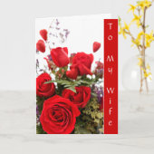 Zu meiner Ehefrau-Liebekarte Karte (Gelbe Blume)