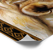 Zu meiner Ehefrau Löwengeschenk, Liebe Ehefrau Geb Poster (Ecke)