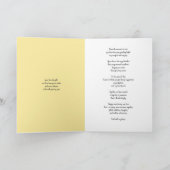 Zu meiner Ehefrau zum Jahrestag Dankeskarte (Innenseite)