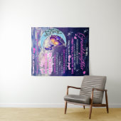 Zu meiner Enkelin Butterflies Geburtstagsgeschenki Wandteppich (Beispiel (Horizontal))