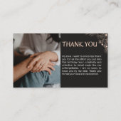 Zu meiner geliebten Ehefrau an Ihrem besonderen Ta Begleitkarte (Rückseite)