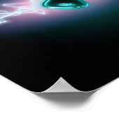 Zu meiner Gitarre bin ich ein Held Poster (Ecke)