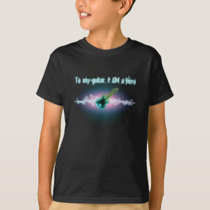Zu meiner Gitarre BIN ICH ein Held T-Shirt