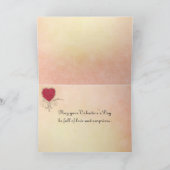 Zu meiner Karte LiebeVintagen Valentines Tages (Innenseite)