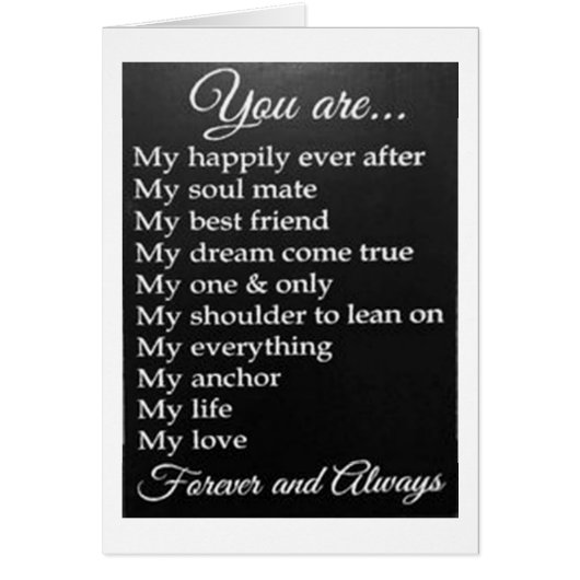 ZU MEINER LIEBE — DAS BESTE IST NOCH ZU KOMMEN (Vorne)