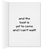 ZU MEINER LIEBE — DAS BESTE IST NOCH ZU KOMMEN (Innen (Rechts))