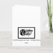 Zu meiner Liebe-Gruß-Karte Karte (Rückseite)