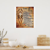 Zu meiner Liebe | Mein Ehemann ist anwesend | Nied Poster (Küche)