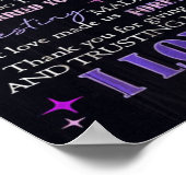 Zu meiner Liebe mein Ehemann | Niedliche Zitate | Poster (Ecke)