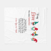 Zu meiner Liebe Noch ein Weihnachten zusammen Fleecedecke (Vorderseite (Horizontal))