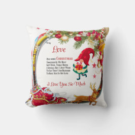 Zu meiner Liebe Noch ein Weihnachten zusammen Kissen