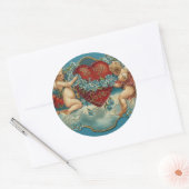 zu meiner Liebe Runder Aufkleber (Umschlag)