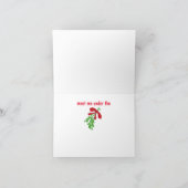 ZU MEINER "LIEBE" TREFFEN MICH UNTER DEM GESCHICHT KARTE (Innenseite)