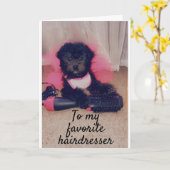 **ZU MEINER "LIEBLINGSGEFÄHRDUNG" AM GEBURTSTAG KARTE (Gelbe Blume)