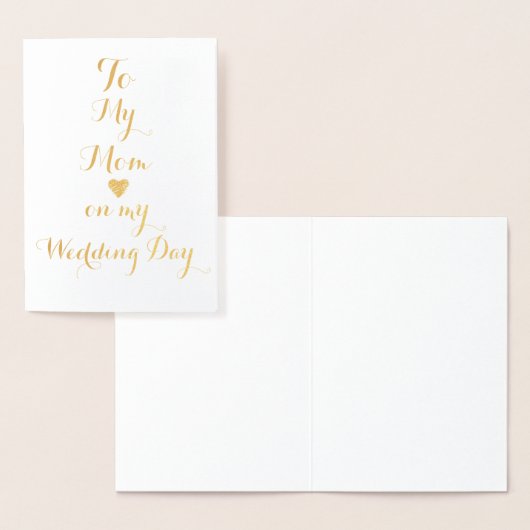 Zu meiner Mama auf meiner Personalisierten Foil Ca Folienkarte (Anzeige)