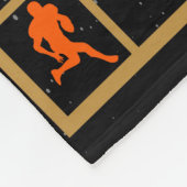 Zu meiner Mama Geschenk, Mama und Sohn, Eishockey- Fleecedecke (Ecke)