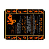 Zu meiner Mama Geschenk, Mama und Sohn, Eishockey- Magnet (Horizontal)