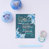 Zu meiner Mama Geschenk, Tochter und Mama, Schmett Flyer (Einzeln)